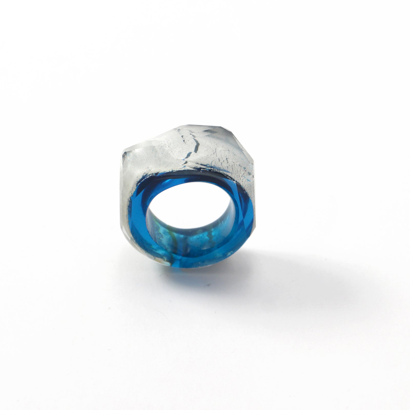 Goldglas-Ring Blau von Bernhard Simon bei Wilhelm die 3.