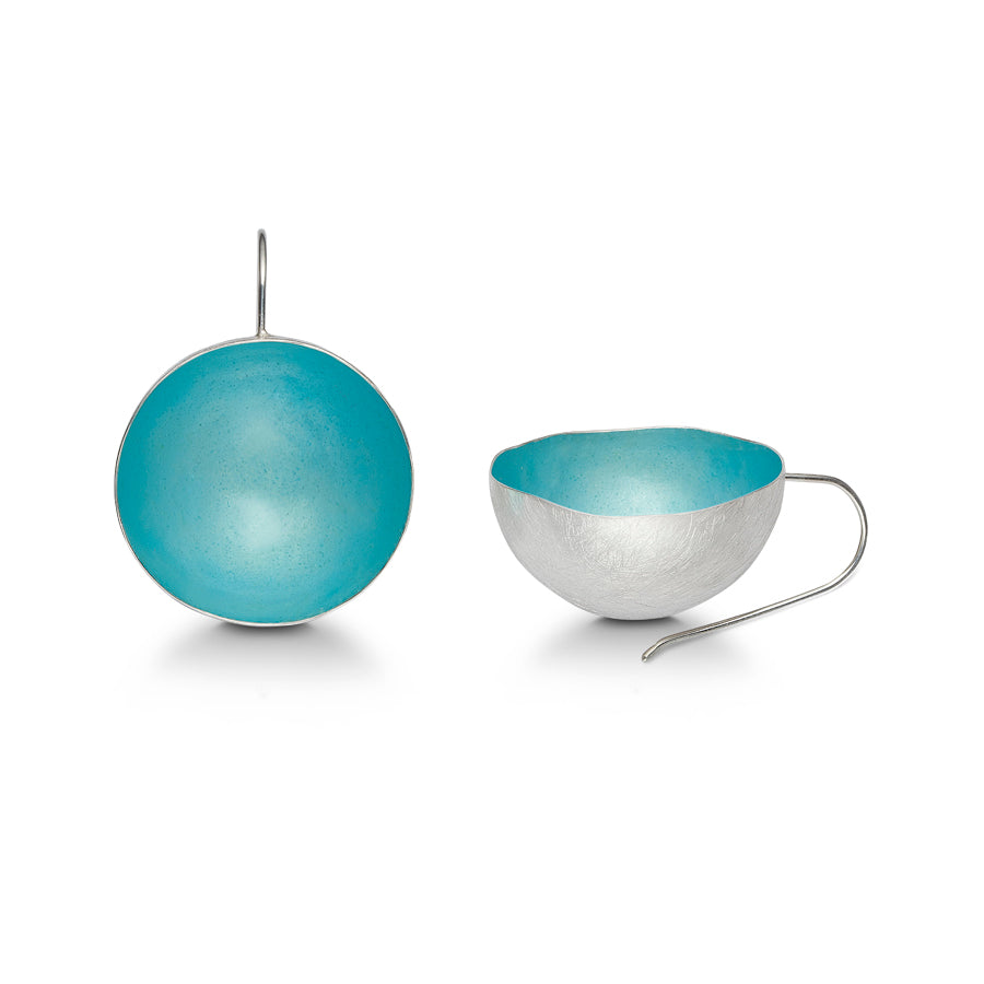 Ohrhänger Emaille groß von Elgin Fischer bei Wilhelm die 3.