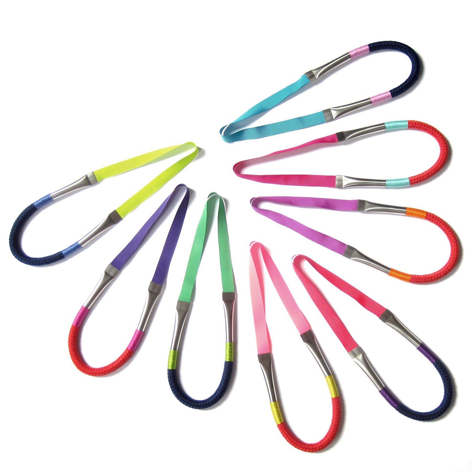 farbenfrohe Ketten Rib`N`Rope von Heike Walk bei Wilhelm die 3.