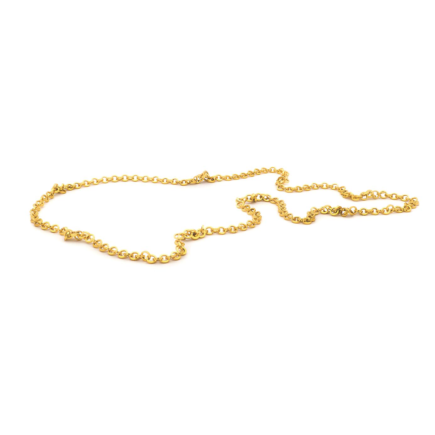 attraente - magnetische Kette vergoldet von Ulrike Poelk bei Wilhelm die 3.