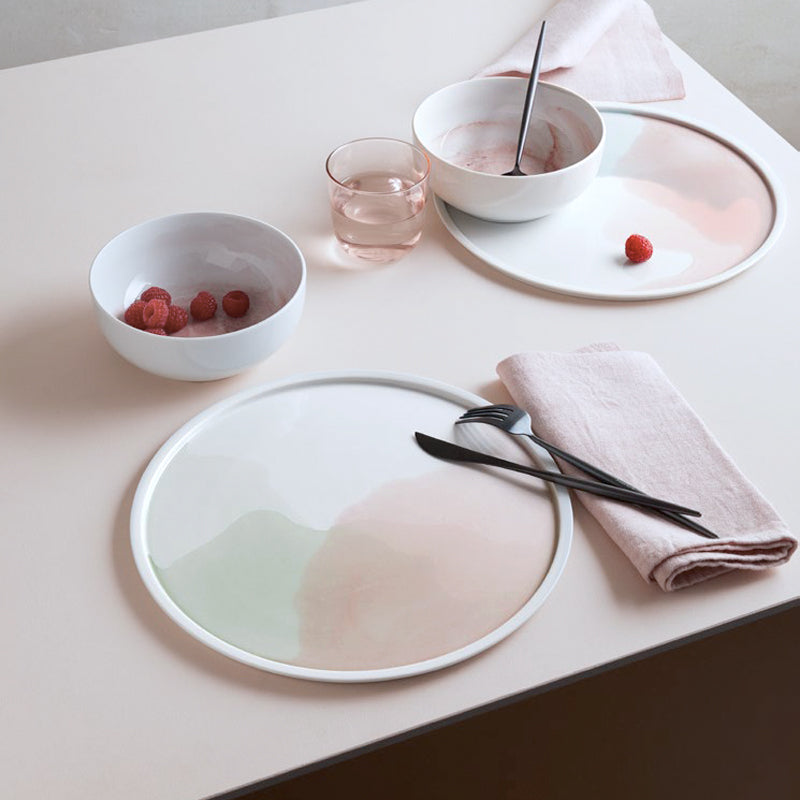 Servierplatte Aqua von Anna Badur bei Wilhelm die 3.