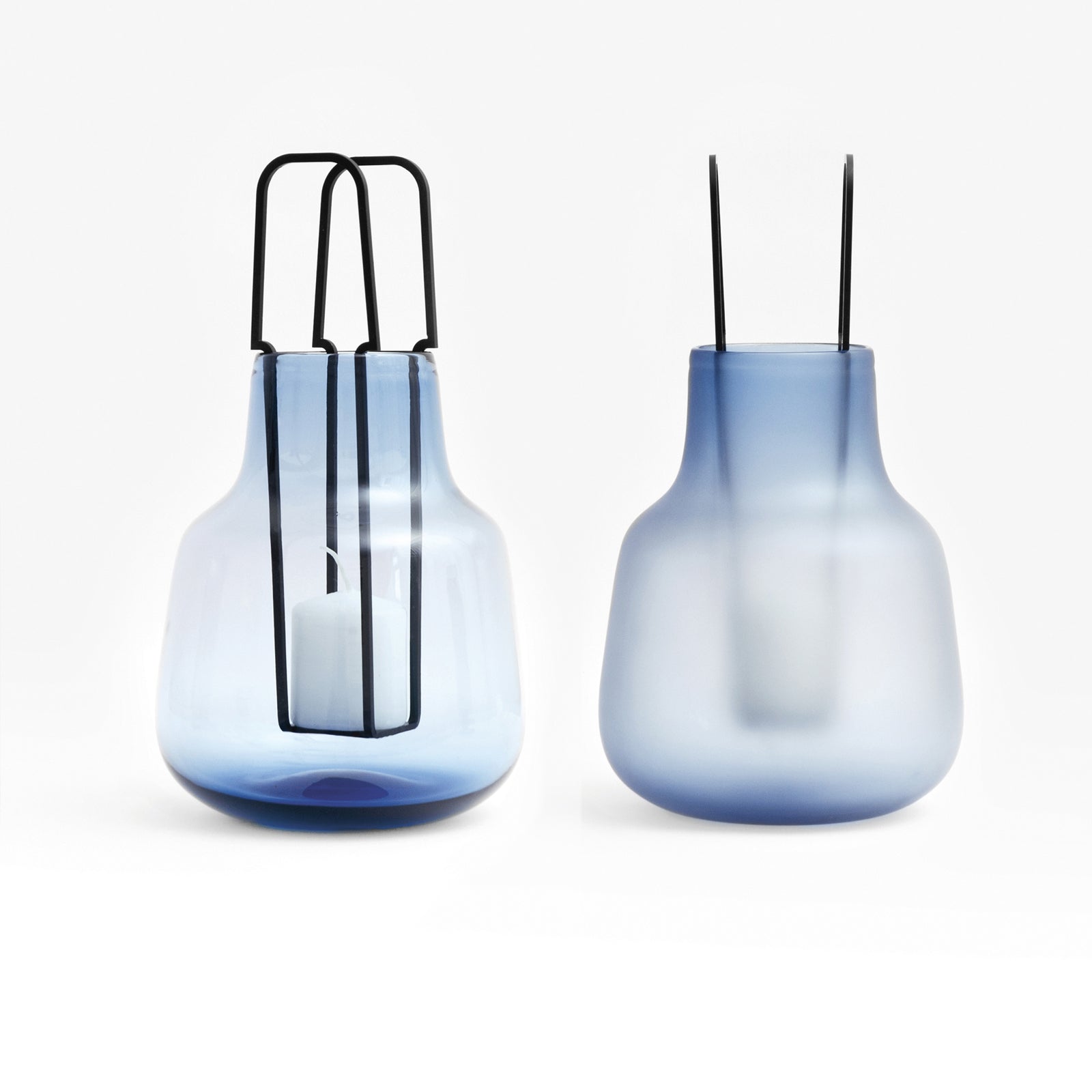 Windlicht Bolsa blau von Büro Famos bei Wilhelm die 3.